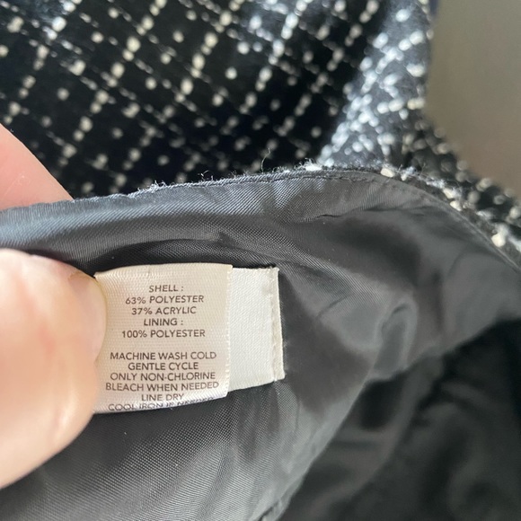 Ann Taylor Loft Black and White Tweed Skirt - Picture 7 of 7